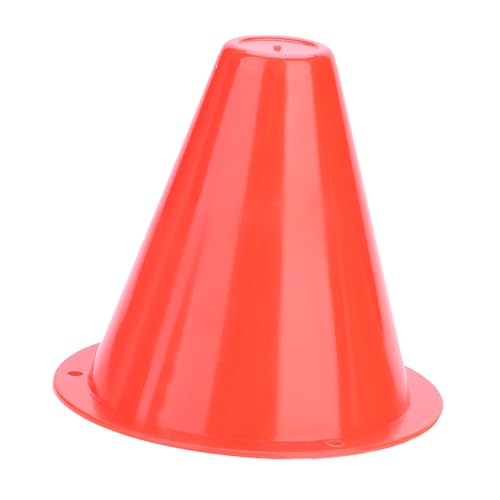 10-Pack Football Training Cones, Bracket Accessories, Obstacle Marking Set - color: Red