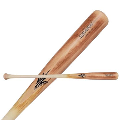 Spark Fungo Baseball & Softball Bat Training Wood Bat for Coaches [Made in Japan] - style: Fungo -Regular- 36" Charred