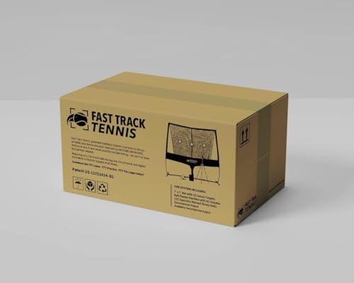 Fast Track Feedback System, Patented GEN2 Tennis Ball Machine for Practice 20 Feeds per min, Portable Tennis Machine with iOS Performance Tracking (Restocking Fee Applies to Returns)