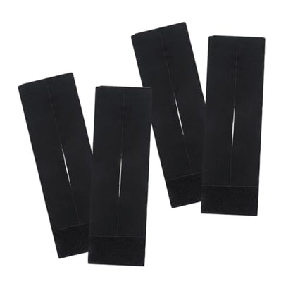 KICHOUSE 4pcs Baseball Glove Straps Lacing Kit Elastic Mitten Wrap for Softball Baseball Catcher Glove Wrap Band Conditioner for Supplies
