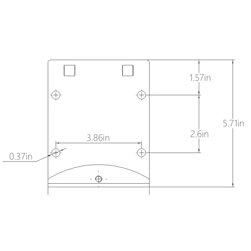 Basketball Folding Hoop, Indoor/Outdoor Hanging Basketball Net, All-Weather Net, Wall Hanging 18"