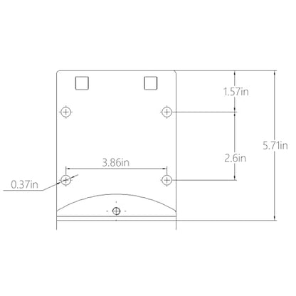 Basketball Folding Hoop, Indoor/Outdoor Hanging Basketball Net, All-Weather Net, Wall Hanging 18"