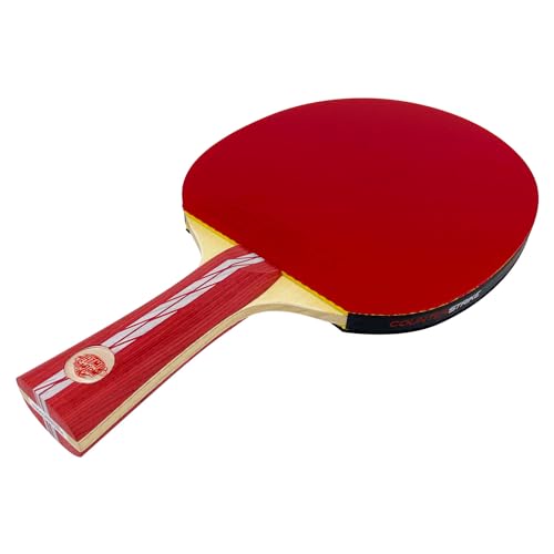 Counterstrike Atmostorm Paddle Bundle (Includes Hard Case & 6 Balls) | Ping Pong Paddle | Offensive Table Tennis Paddle | ITTF Approved | Ping Pong Set - color: Black Matte Fiber Hard Case