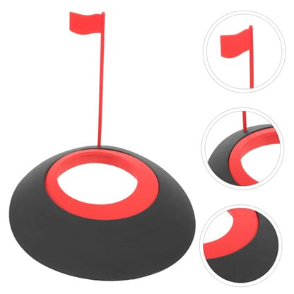 INOOMP Golf Practice Tool TPU Putting Cup Indoor Golfing Aid for Golfer Compact Swing Training Aid for Men's Golfing Cup Hole