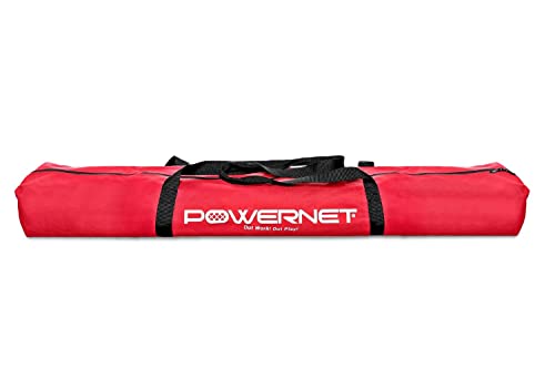 PowerNet 7x7 FT Baseball & Softball Net Replacement Parts, Replace 7x7 FT Frame, Net Only or Carry Bag, Metal Frame and Fiberglass Poles, Durable Nets & Bags Available in Team Colors - color: Red, style: Replacement Bag