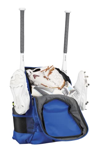Easton | Ghost NX Backpack Equipment Bag | Adult | Fastpitch Softball | Team Logo Panel | Multiple Colors - color: Royal