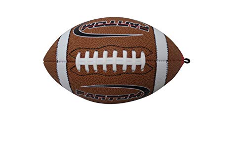 Fantom Throw Football Trainer - Improve Throwing & Catching/Practice Indoors & Practice Outdoors Mini, Pee-Wee, Junior, Youth, & Official - Throw & Catch The Perfect Pass - Made in USA - size: Youth (Junior High School - Ages 11+)