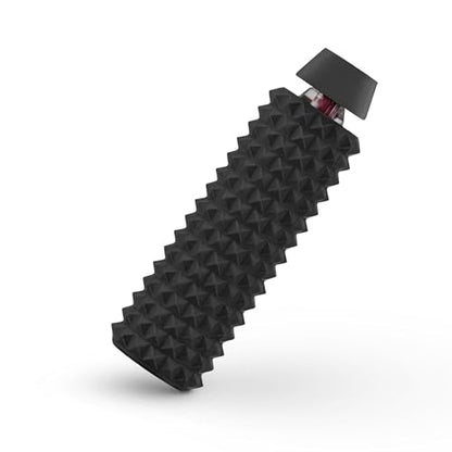 Distractibles Spike Roller Clicker, Tactile Pain Stim Fidget with Clicker Switch, Pain Stimulation Roller with Lanyard (Black) - color: Black