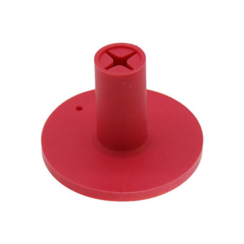 Golf Rubber Tee Holder Set for Golf Driving Range Tee Practice Tool Pack of 3 - color: Red