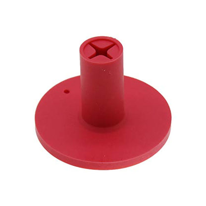 Golf Rubber Tee Holder Set for Golf Driving Range Tee Practice Tool Pack of 3 - color: Red