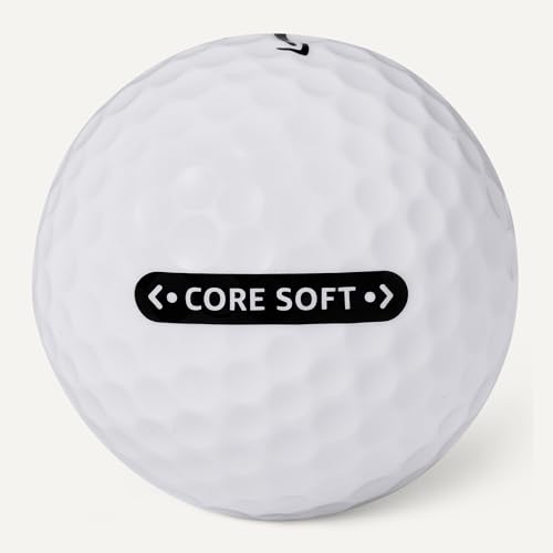 Amazon Basics Core Soft Golf Balls - color: White, style: 12-Pack