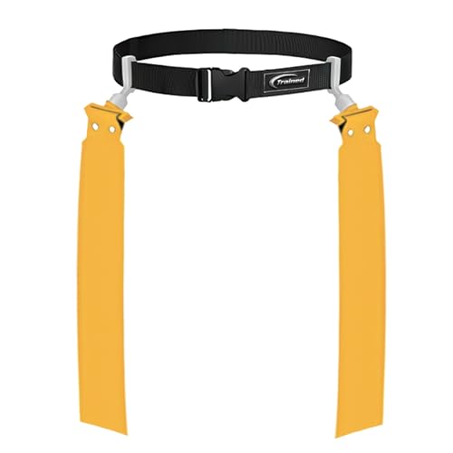 Trained Flag Football Set – Adjustable Flag Football Belt with 2 Flags & Audible Pop – Durable Flag Football Gear for Youth, Kids & Adults