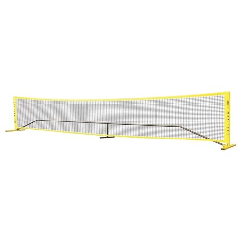 OnCourt Offcourt Quick Start Mini-Net Portable Tennis Net - 10' Wide with Carry Bag | Adjustable Height 30-64 inches | Indoor/Outdoor