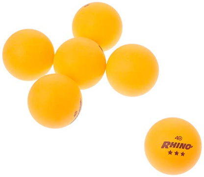 Champion Sports 3 Star Table Tennis Ball Pack – Tournament Size, 40mm Seamless, CTTA & ITTA Approved