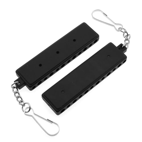 3PCS Black Golf Tee Holder Golf Tee Organizer with Hook Holds 12 Golf Holes 3 Ball Marker Holes 3.94x0.94 Inches Black