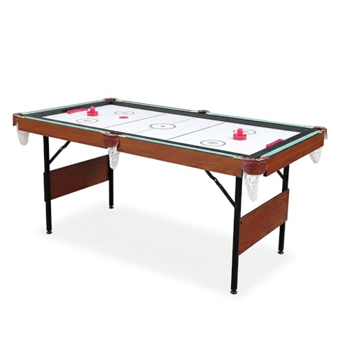 RACK Crux 55-inch Folding Billiard/Pool Table – Portable, Space-Saving Foldable Design - style: Green 3-in-1 Multi Game