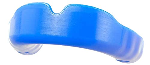 GuardLab APEX Lite Sports Mouthguard for Football, Basketball, Boxing, Wrestling, Soccer, BJJ, Hockey, MMA | Adults & Youth | Pre-Indented for a Precise Fit | Case Included (APEX LITE, Medium Blue) - color: Blue, size: Medium