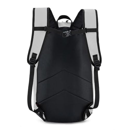 Custom Men's Basketball Backpack - color: White