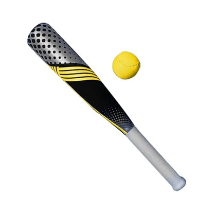 SWIMLINE Neoprene Pool & Beach Accessory for Active Group Play, Backyard Games, and Water Sports – Waterproof Soft Baseball & Bat Set, Black & Yellow - style: Neoprene Pool Baseball & Bat Set