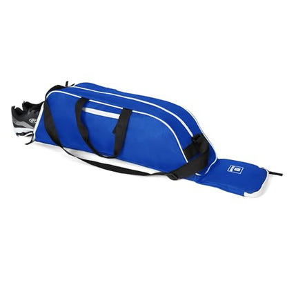 EALER Baseball Bat Tote Bag & T-ball, Softball Equipment Bag - Gear for Kids, Youth, and Adults Holds Bat, Helmet, Glove, Cleats, Shoes and More - color: Royal Blue