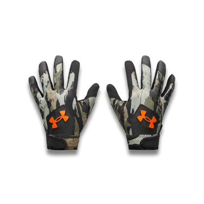 Under Armour Youth Clean Up Baseball Gloves Limited Edition - color: (001) Black / / Team Orange, size: Youth Medium