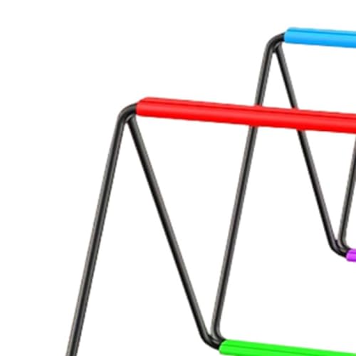 Vaveren Agility Ladder Jumping Obstacles for Men Women and Kids Flexible Folding Football Footwork Speed Ladder for Volleyball - size: 12 Grids