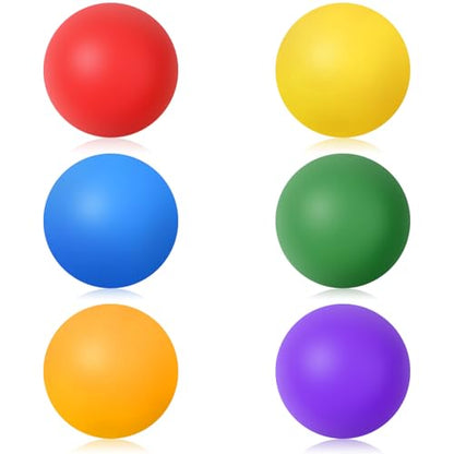 Soulchen 40mm Glow in The Dark Table Tennis Balls Bulk, Carnival Game Night, Neon Birthday Party Favors, Classroom Rewards, Goodie Bag Filler, Pet Playmate - color: Rainbow, size: Solid