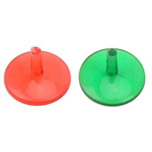 Green Repair Fork, Ball Marker Tool with 4 Red and 4 Green Markers for Divot Fixing