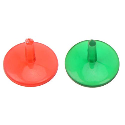 Green Repair Fork, Ball Marker Tool with 4 Red and 4 Green Markers for Divot Fixing