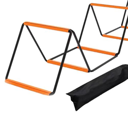 Agility Ladder Speed Ladder Staircase Instant Set up Foldable Training Equipment Agility Training Ladder for Foot Exercise