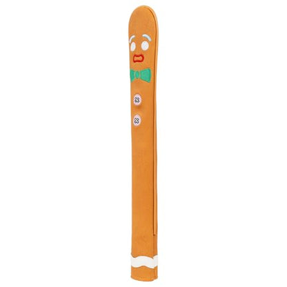 Funny Golf Club Head Cover Driver Headcover Fairway Wood Headcover Hybrid Club Head Cover Brown Monster Cookie - style: Alignment Stick Cover