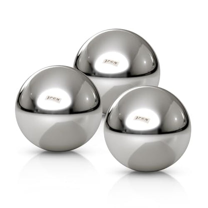 (3 Pieces) PGN - 1-1/16" Inch (27 mm) Pinball Replacement Steel Balls G100