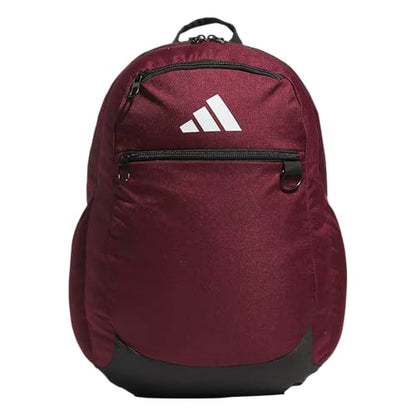 adidas Striker 3 Team Sports Backpack – Daypack for Sports Gym Travel, 36L - color: Maroon