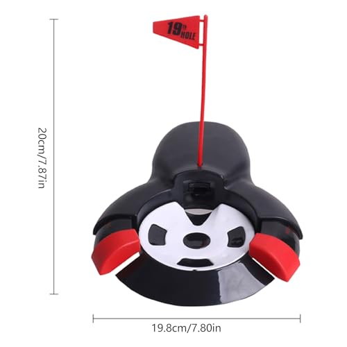 Golf Putting Return Machine Golf Putting Cup Golf Automatic Putter Cup Training Tool for Indoor Outdoor Practice