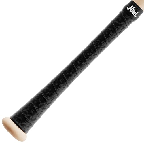 Naked Grips Iconic Collection | 1mm Baseball & Softball Bat Grips - color: Jet Black