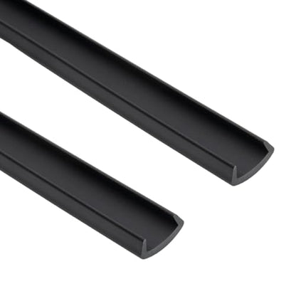 2PCS Pickleball Paddle Edge Guard, 31 Inches Long, Protect Paddle Surface, Adding Weight Enhance Control Change The Look, DIY Replacement Edge Strips - color: U138 Black-Outside14mm & Inside 11mm, size: U138 Black-Outside14mm & Inside 11mm