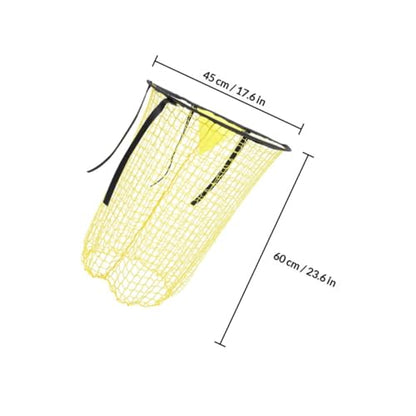 2pcs Football Kicking Nets Soccer Goal Target Nets for Youth Training Practice Equipment Backyard and Indoor Accuracy Shooting Drill Yellow