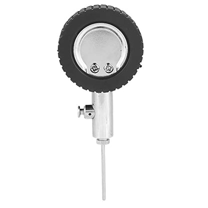 Stainless Steel Air Pressure 95g Easy Read Dial Needle Valve for Football Basketball Volleyball, Accurate Pressure Measurement Tool for Ball Inflation, Lightweight Portable Pump Pr