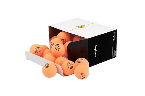 Killerspin 1-Star 40+ Table Tennis Balls, 25-Pack | Regulation Size 40mm | High-Performance ABS Training Balls for Enhanced Durability and Consistent Bounce - color: Orange