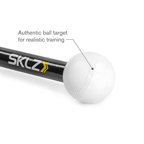 SKLZ Hitting Stick Batting Swing Trainer for Baseball and Softball, One-on-One Coaching Tool for Ball Contact, Hand-Eye Coordination, and Bat Speed - style: Baseball Swing Trainer Select