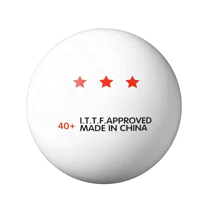10 Pcs Professional PingPong 3 Star Table Tennis Lightweight Standard Table Tennis for Training