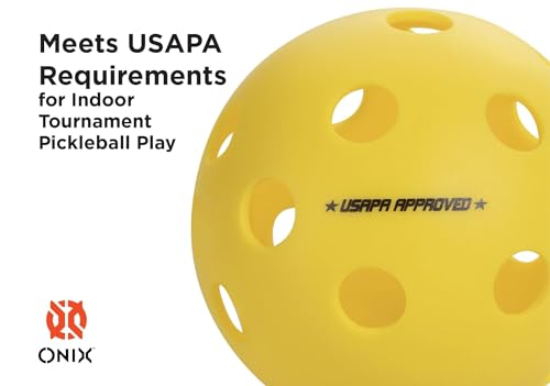 Onix Fuse Pickleballs Ready to Play Durable and Superior Balance for Competitive Play