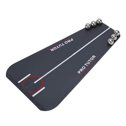 Putting Alignment Tool Putting Trainer with Steel Balls for 3 Difficulty Levels Indoor Outdoor Practice Men Women Gift