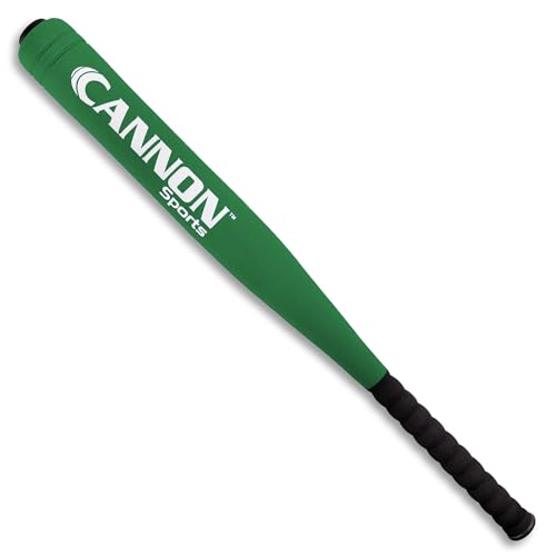 Cannon Sports Foam Baseball Softball Bat - 29-Inch Padded Training Bat with Strong Poly-Core – Soft Foam Practice Bat - color: Green, size: 1 Bat