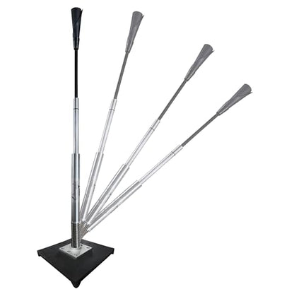 Champion Pro Series Adjustable Batting Tee – Durable, Easy Setup Hitting Trainer for Baseball & Softball - style: Spring Loaded Adjustable (23"-43")