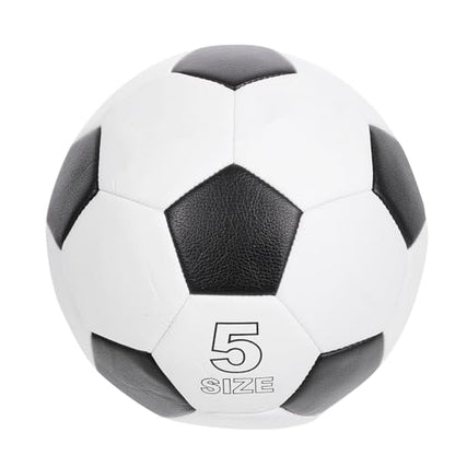 STOBAZA Size 5 Training Soccer Ball and Youth, Pu Machine-Stitched Football for Outdoor Practice and Match Play