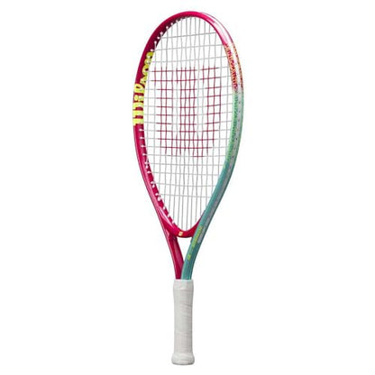 Wilson Intrigue Junior 21 Girls Tennis Racket Red/Yellow Strung 205g L