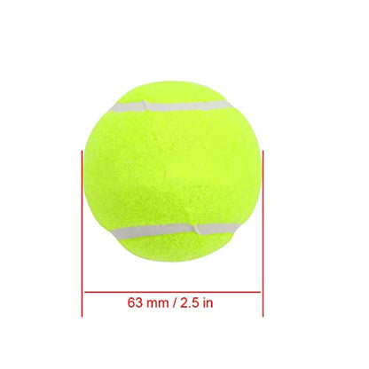 Qiilu Tennis Training Balls for Competition - 3 Pcs Tennis Ball Practice Set for Self Training