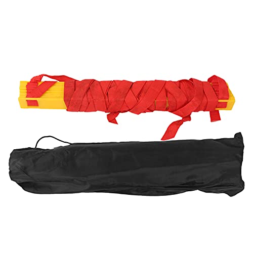 7M 14 Rung Agility Speed Training Ladder, Football Soccer Fitness Ladder, High - Density Braided Belt with Storage Bag for Athletes Coaches Outdoor Indoor Drills