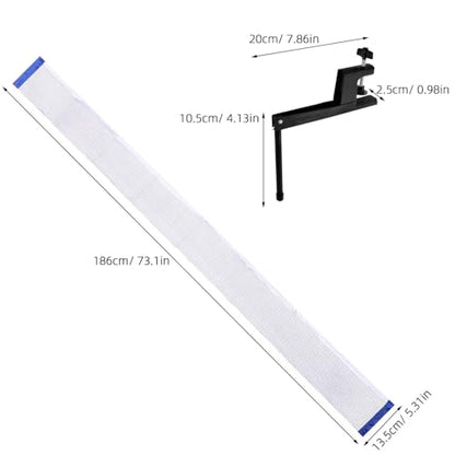 Abaodam Table Tennis Net Replacement Pong Net Set Post Retractable for Portable